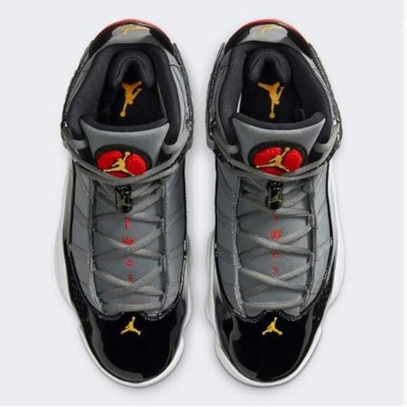 Jordan 6 Rings Smoke Grey Black Red Gold Size:  US Men's 11 / Fits Women's 12.5 - Picture 1 of 4